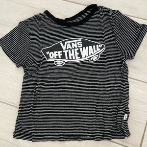 VANS SHIRT - women's small - cropped - vans off the wall - women's